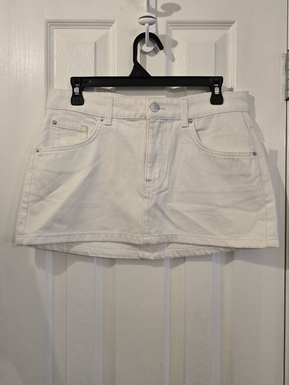 NWT BDG Women's White Denim Skirt - Small